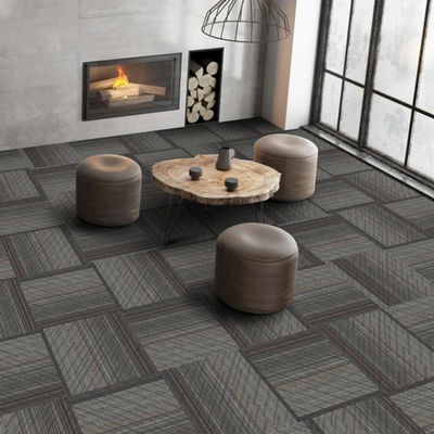 Loop Pile Nylon Fibre Carpet 50x50 Anti Static Modern Carpet Tiles