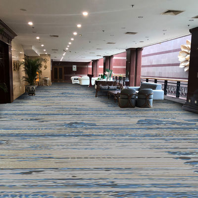 Lobby Wall To Wall Woven Axminster Carpet With Wool And Nylon