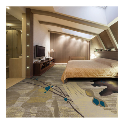 Luxury Commercial Hospitality Carpet 100% Nylon Printing Dye Method For Room