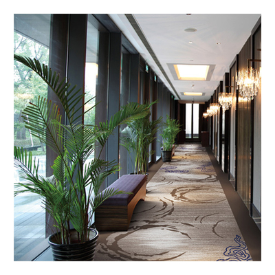 Tufted Nylon Printed Carpet Roll For Holiday Express Hotel Public Areas
