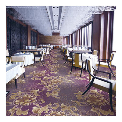 100% Polypropylene Wilton Woven Carpet For Hotel With Customer Design