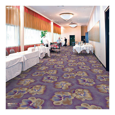 100% Polypropylene Wilton Woven Carpet For Hotel With Customer Design
