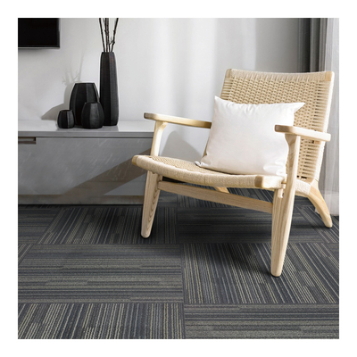 Modern PVC Backing Backing Carpet Tiles With Bfl Flame Retardant
