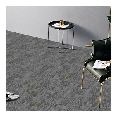 Printing Pattern Floors Carpet Tiles With Nylon And PVC Backing