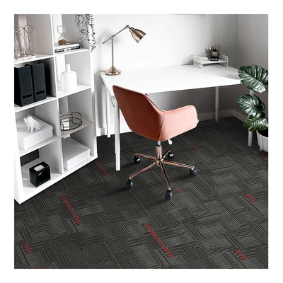 Printing Pattern Floors Carpet Tiles With Nylon And PVC Backing