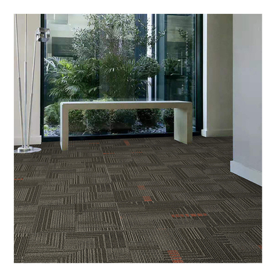 Printing Pattern Floors Carpet Tiles With Nylon And PVC Backing