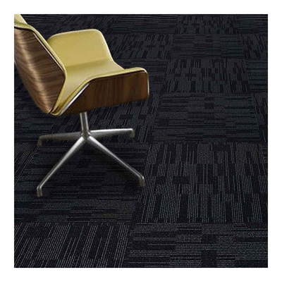 Cost-Effective Carpet PP Carpet Tiles With Soft Non-Woven Backing 50x50 cm