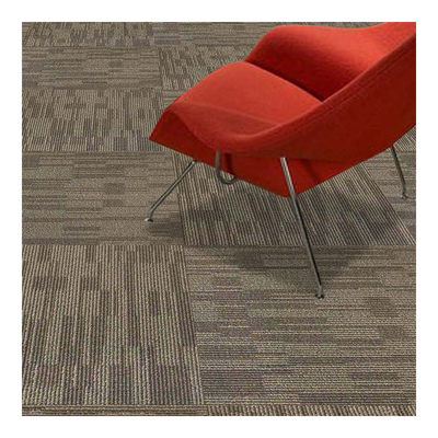 Cost-Effective Carpet PP Carpet Tiles With Soft Non-Woven Backing 50x50 cm