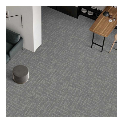 Jacquard Polypropylene Carpet Tiles With Bitumen Backing For Business