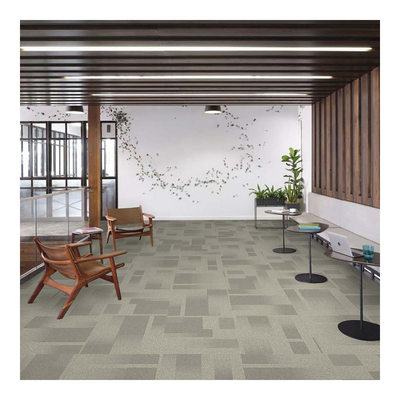PP Jacquard Commercial Modular Carpet Solution Dyed Office Carpet